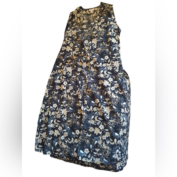 Lularoe Floral Sleeveless Long Duster Vest Size Small S - Picture 2 of 2